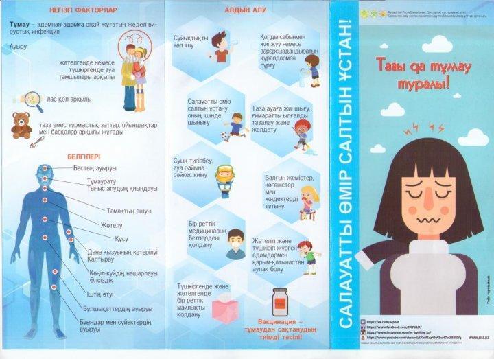 Салауатты өмір салтын ұстан Тұмау