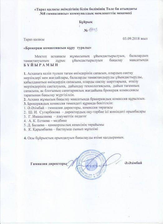 Брокеражды комиссия мүшелері