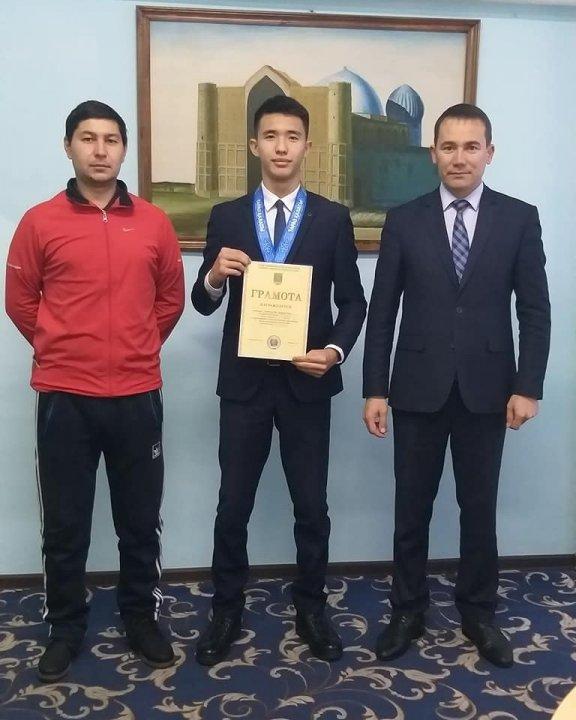 Мақшан Диасты Президенттік көпсайыста жеңімпаз атануымен шын жүректен құттықтаймыз!!! Жетекшісі Ж. Мамышев.