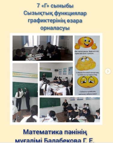 Сызықтық функциялар графиктерінің өзара орналасуы